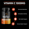 Vitamin C 1000mg - 200 Vegan Tablets - Added Bioflavonoids & Rosehip - Supports The Immune System and Reduces Tiredness and Fatigue - UK Made Sash Vitality - Anti-Inflammatory - Allery support