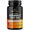 Vitamin C 1000mg - 200 Vegan Tablets - Added Bioflavonoids & Rosehip - Supports The Immune System and Reduces Tiredness and Fatigue - UK Made Sash Vitality - Anti-Inflammatory - Allery support