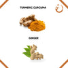 Turmeric and Ginger Gummies - 60 Vegetarian Gummies - High Potency Antioxidant & Absorption – Anti-Inflammatory - Joint Health Support - Helps Pain Relief - UK - Sash Vitality (Natural Orange Flavour)
