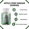 Apple Cider Vinegar - 60 Vegetarian Gummy for Kids &amp; Adults - Vitamin C, B6-1000mg | Keto &amp; Gluten Free Chewable Gummies | Support Metabolism &amp; Manage Weight Loss | UK Made | Natural Apple Flavour