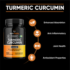 Organic Turmeric Curcumin 2130mg with Black Pepper & Ginger | 120 Vegan Turmeric Capsules High Strength | Supports Joints | Immune System Support | Soil Association Certified Organic | UK Made