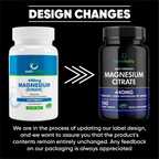 Magnesium Citrate - 240 High Strength Vegan Tablets (4 Months Supply) – Magnesium Supporting Restless Leg Syndrome Relief (RLS) & Leg Cramps - 440mg Elemental Magnesium Per Serving – UK Made