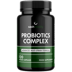 Probiotics Complex Probiotics for Adults - 120 Vegetarian Capsules - Advanced Multi-Strain - Prebiotic Inulin - Active Strains Lactobacillus Acidophilus & Bifidobacterium - UK Made Sash Vitality