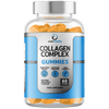 Collagen Complex Gummies - 60 Vegetarian Gummies with Vitamin C, Vitamin E, Vitamin A - Pineapple Flavour for Men and Women - Sash Vitality - supports bone/skin/teeth/nail health - Joint Health - Gut Health