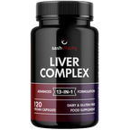 Liver Support Capsules High Strength | 13 Essential Natural Ingredients for Healthy Liver Function - Premium Liver Supplement | 120 Vegan Liver Pro Care Tablets – 8 Weeks Usage | UK Made Sash Vitality