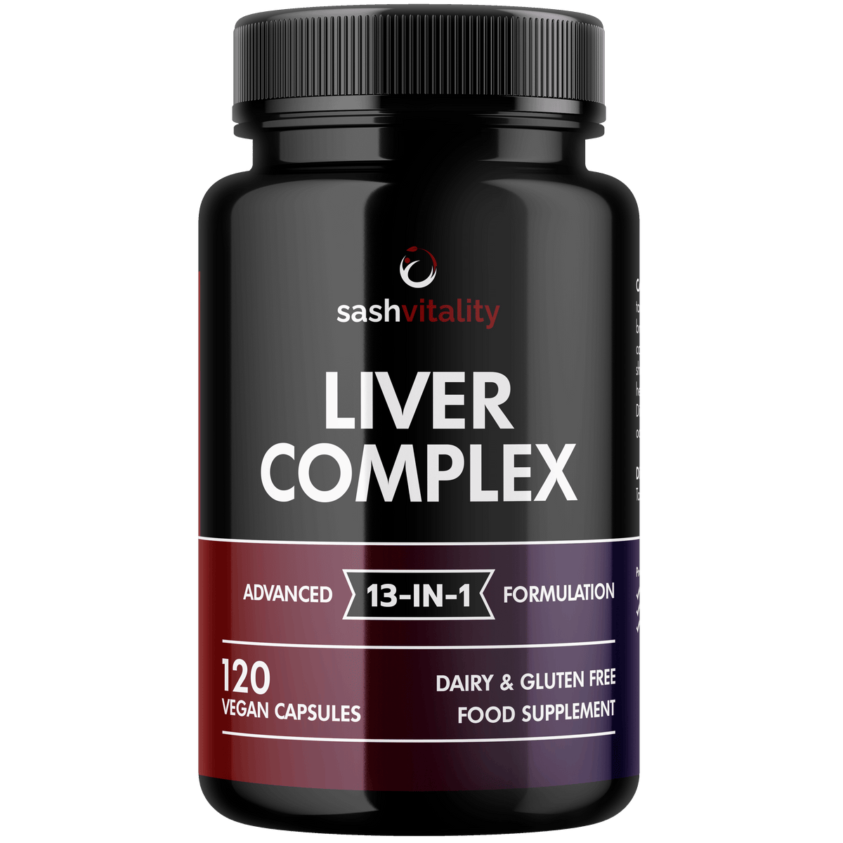 Liver Support Capsules High Strength | 13 Essential Natural Ingredients for Healthy Liver Function - Premium Liver Supplement | 120 Vegan Liver Pro Care Tablets – 8 Weeks Usage | UK Made Sash Vitality